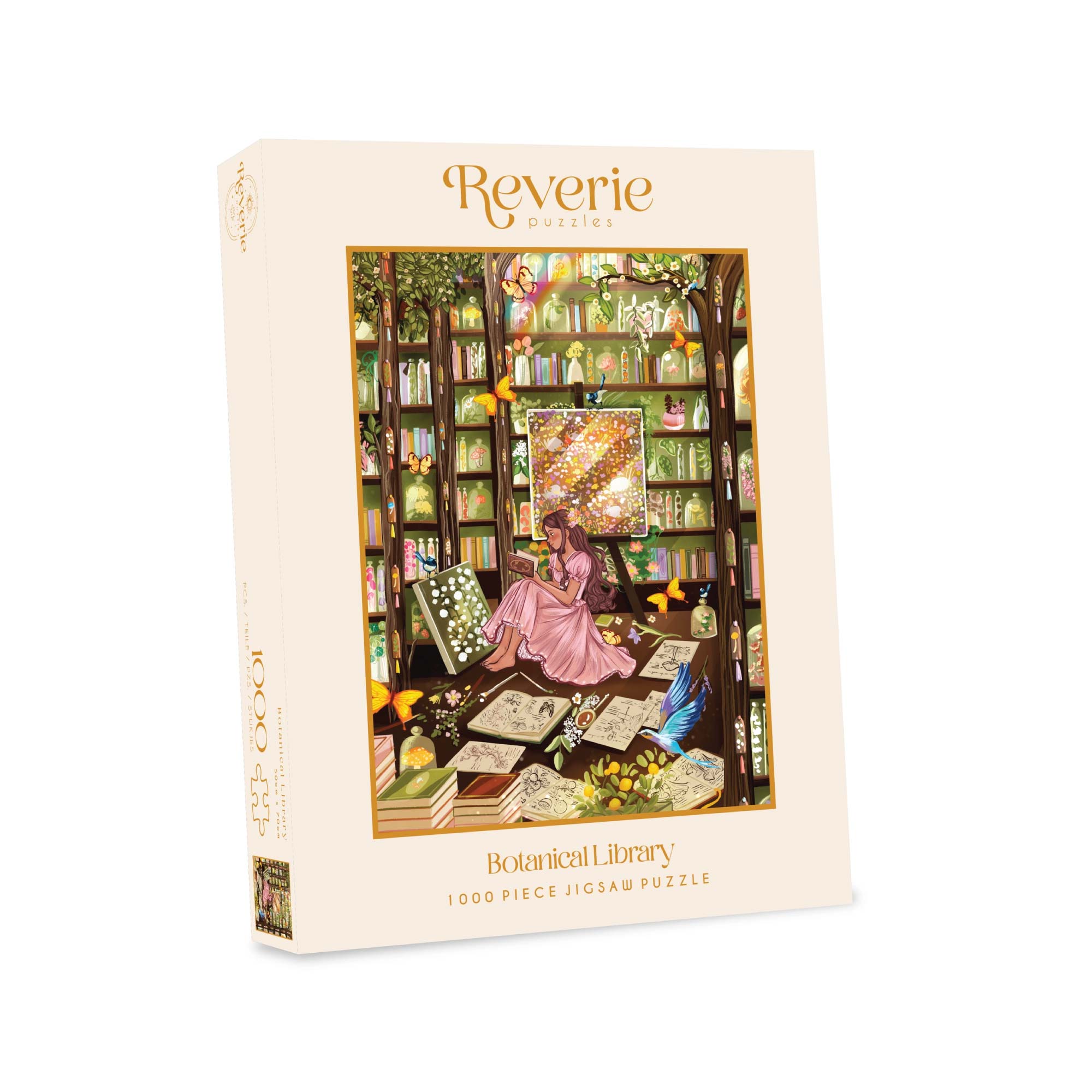 Botanical Library, Reverie Puzzles, 1000 palaa – Palapelitaivas