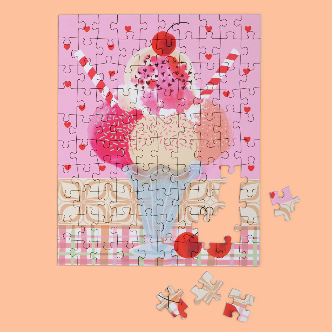 Cherry Sundae Puzzle Snax, WerkShoppe, 100 pieces - Image 2