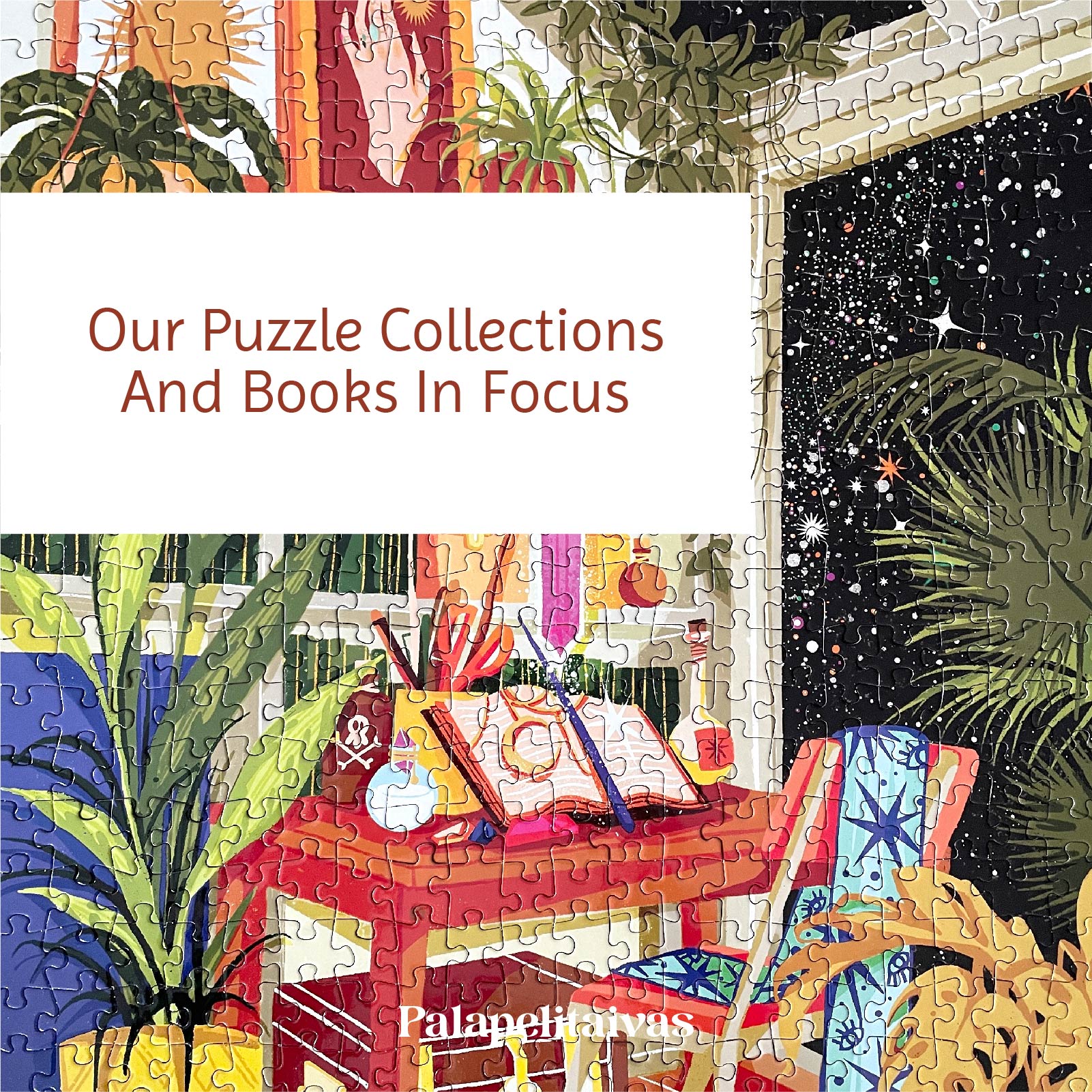 Introducing our puzzle collection "We love books"