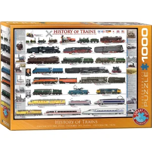 History of Trains, Eurographics, 1000 piece puzzle