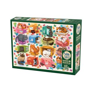 Cats vs. Puzzles, Cobble Hill, 1000 palan palapeli